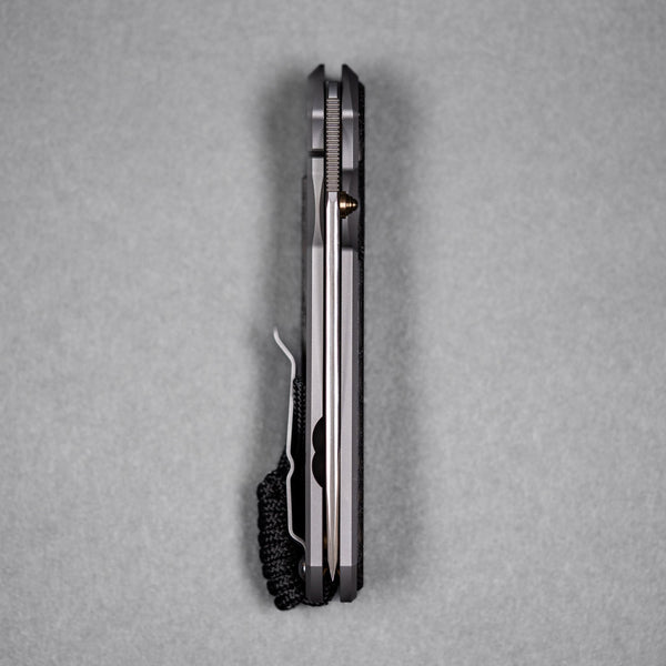 Drop Date (08/12): Chris Reeve Large Sebenza 31 - Tanto Magnacut & Glass Blasted Titanium w/ Bog Oak Inlay - URBAN EDC®