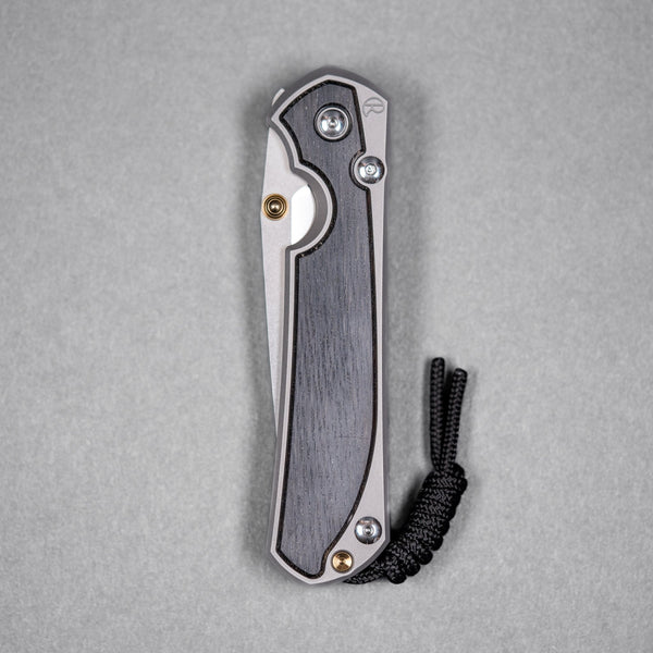 Drop Date (08/12): Chris Reeve Large Sebenza 31 - Tanto Magnacut & Glass Blasted Titanium w/ Bog Oak Inlay - URBAN EDC®