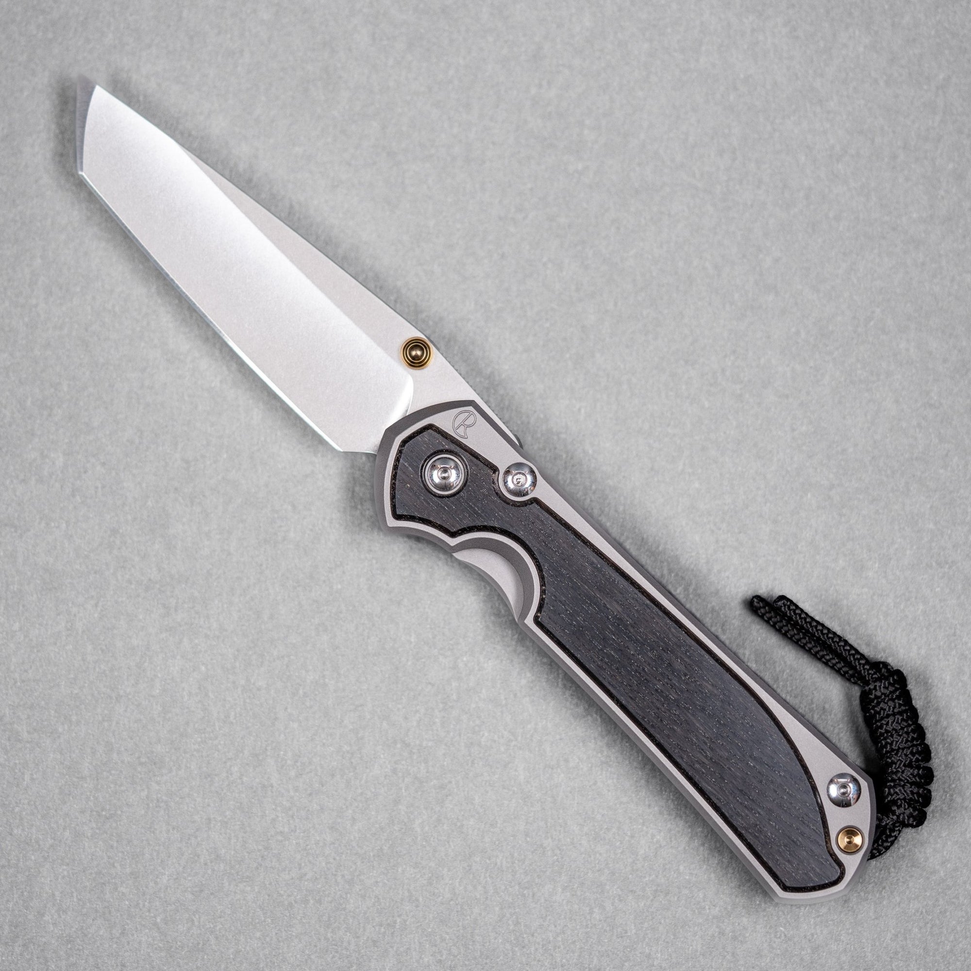 Drop Date (08/12): Chris Reeve Large Sebenza 31 - Tanto Magnacut & Glass Blasted Titanium w/ Bog Oak Inlay - URBAN EDC®