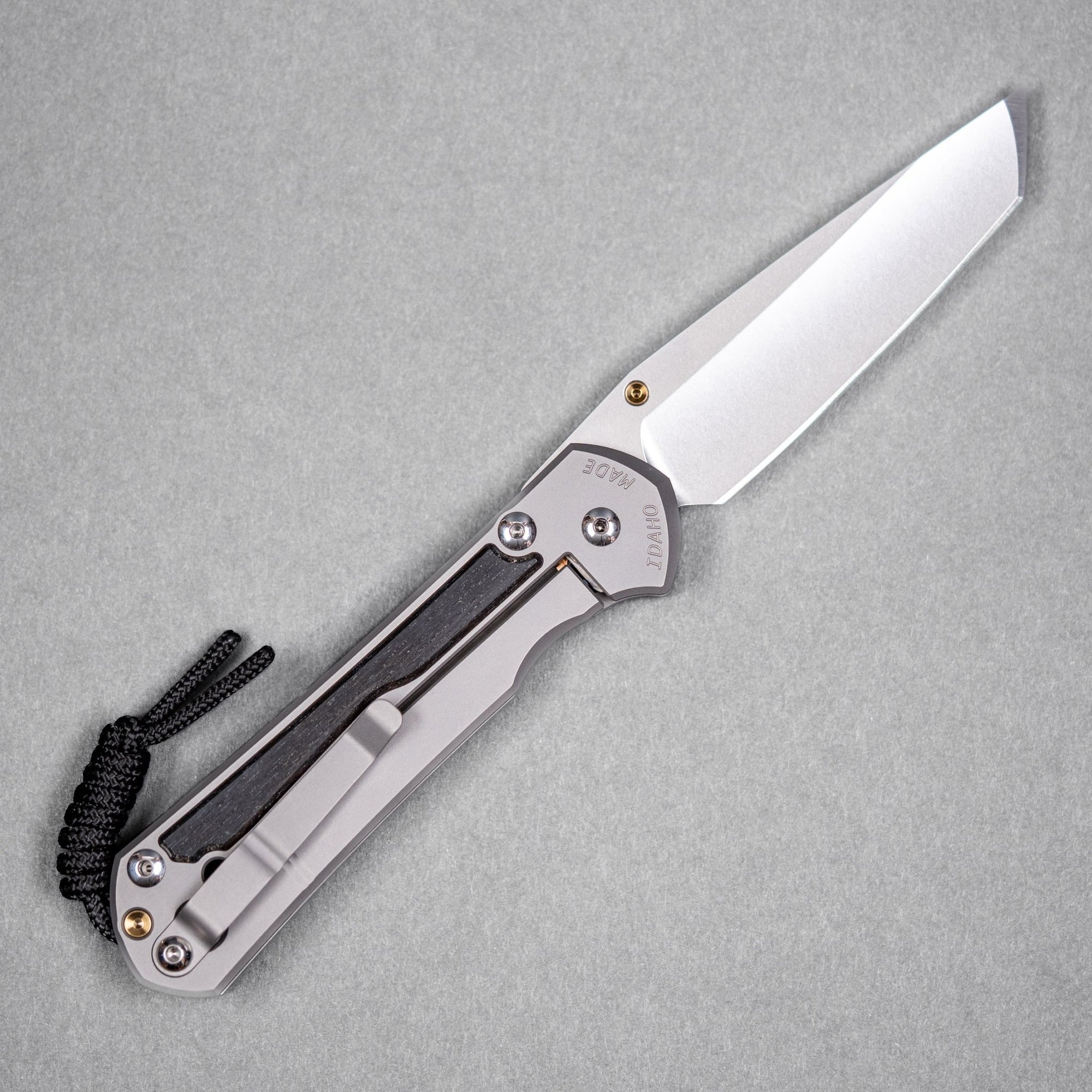Drop Date (08/12): Chris Reeve Large Sebenza 31 - Tanto Magnacut & Glass Blasted Titanium w/ Bog Oak Inlay - URBAN EDC®