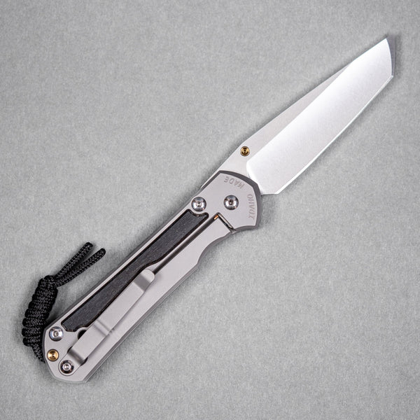 Drop Date (08/12): Chris Reeve Large Sebenza 31 - Tanto Magnacut & Glass Blasted Titanium w/ Bog Oak Inlay - URBAN EDC®
