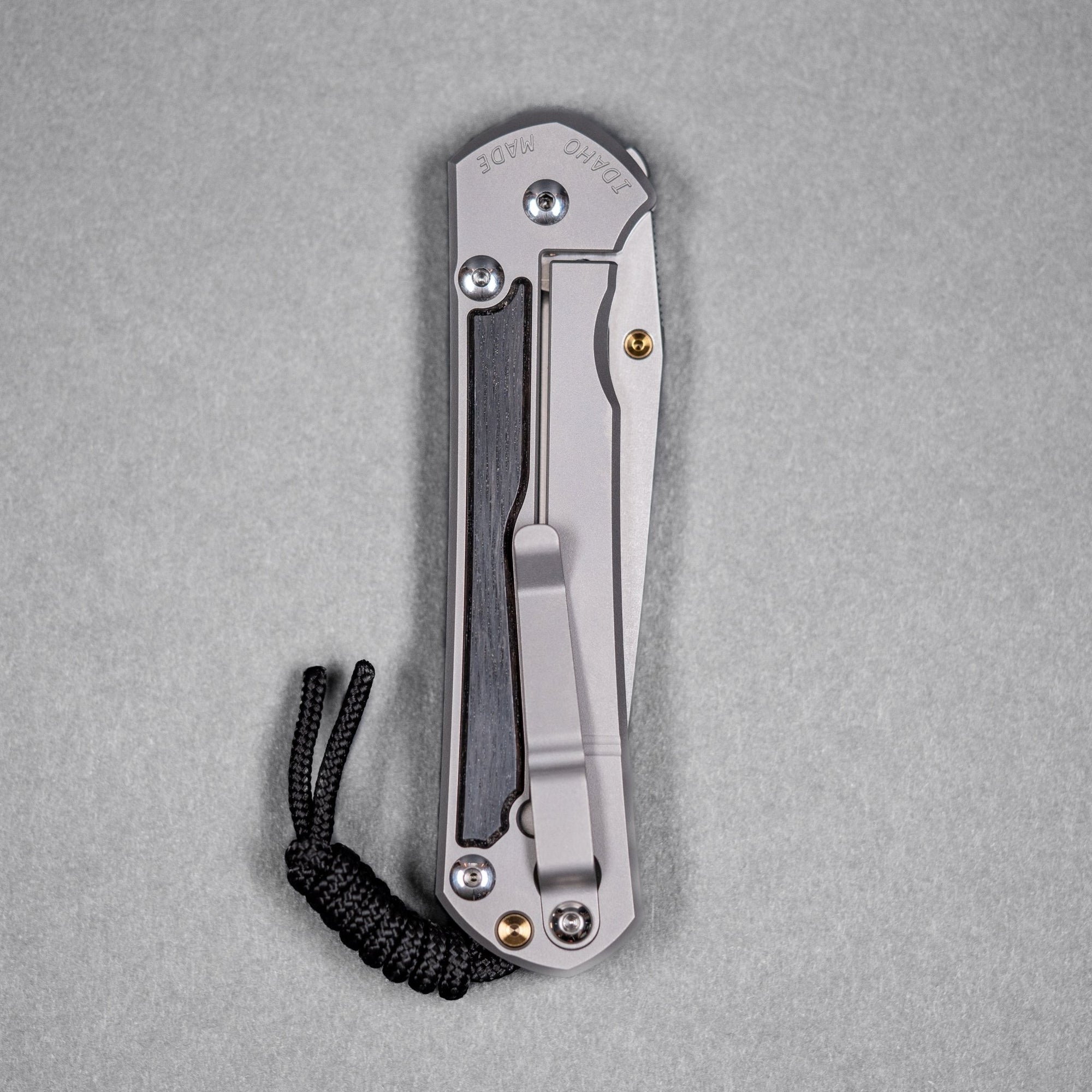 Drop Date (08/12): Chris Reeve Large Sebenza 31 - Tanto Magnacut & Glass Blasted Titanium w/ Bog Oak Inlay - URBAN EDC®
