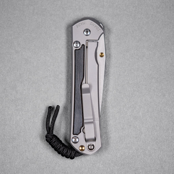 Drop Date (08/12): Chris Reeve Large Sebenza 31 - Tanto Magnacut & Glass Blasted Titanium w/ Bog Oak Inlay - URBAN EDC®