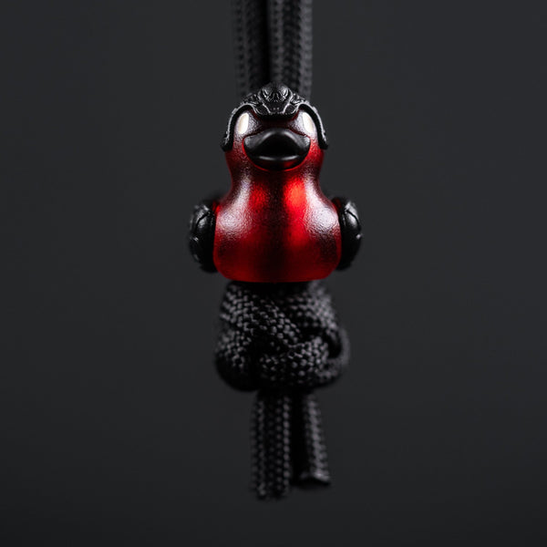 Drop Date (08/12): Lucky Duck Lanyard Bead - Electronic Lava (Grid Edition) - URBAN EDC®