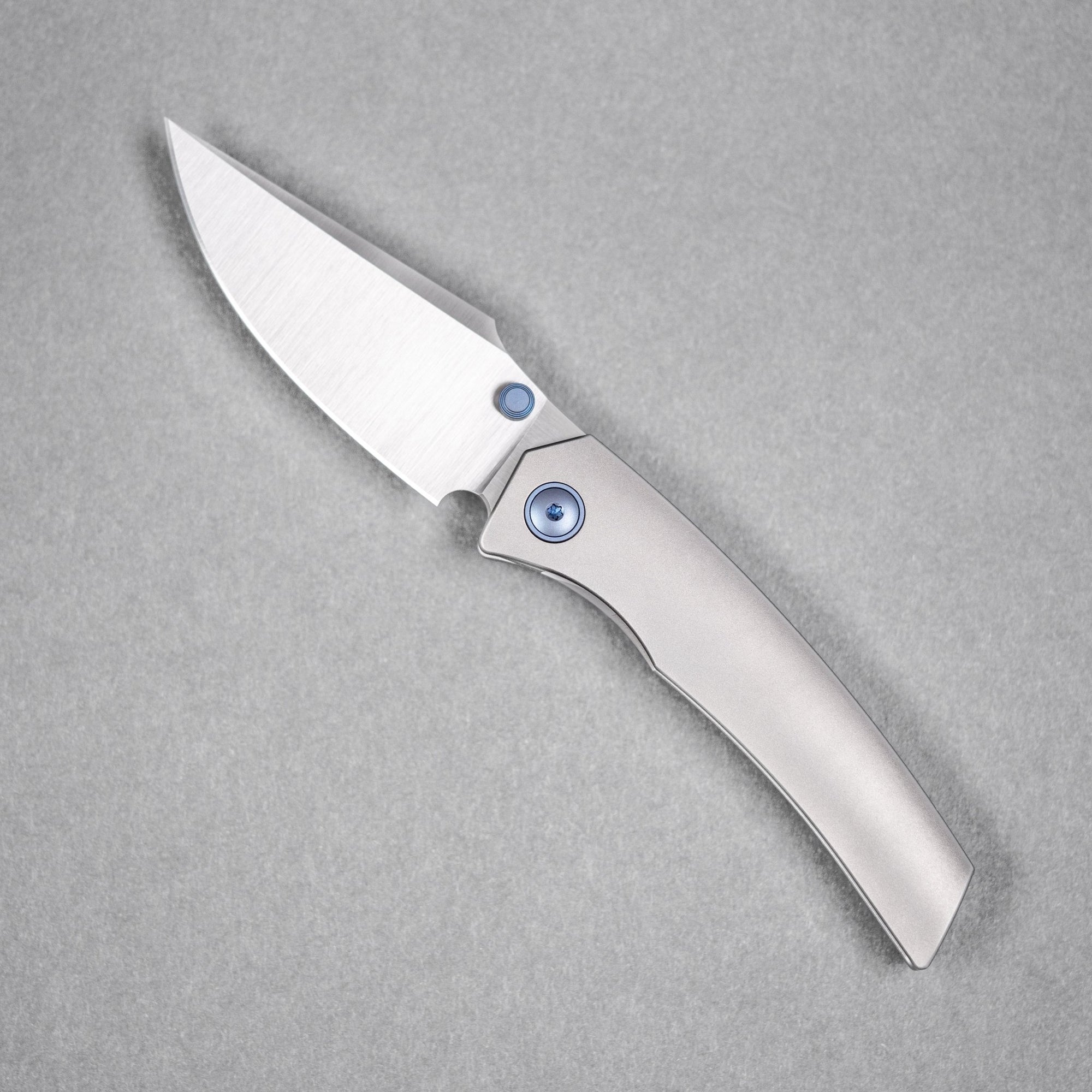 Drop Date (08/12): URBAN Isurus - Satin Vanax & Bead Blast Ti w/ Blurple Ti Hardware - URBAN EDC®