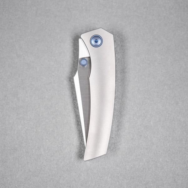 Drop Date (08/12): URBAN Isurus - Satin Vanax & Bead Blast Ti w/ Blurple Ti Hardware - URBAN EDC®