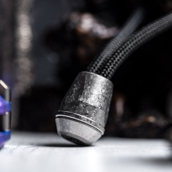 Drop Date (08/12): URBAN VK-IMON Lanyard Bead - Crystal Titanium w/ Crystal Titanium Disc - URBAN EDC®