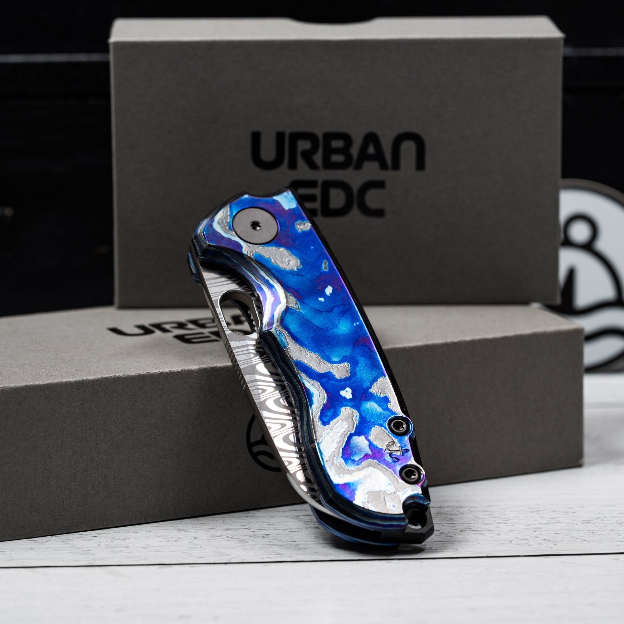 Drop Date (08/21): URBAN Jib - Odin's Eye Damacore & ZircuTi Linerlock (Yamato Exclusive) - URBAN EDC®