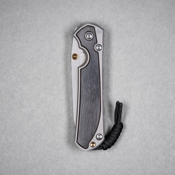 Drop Date (09/02): Chris Reeve Large Sebenza 31 - Insingo Magnacut & Glass Blasted Titanium w/ Bog Oak Inlay - URBAN EDC®