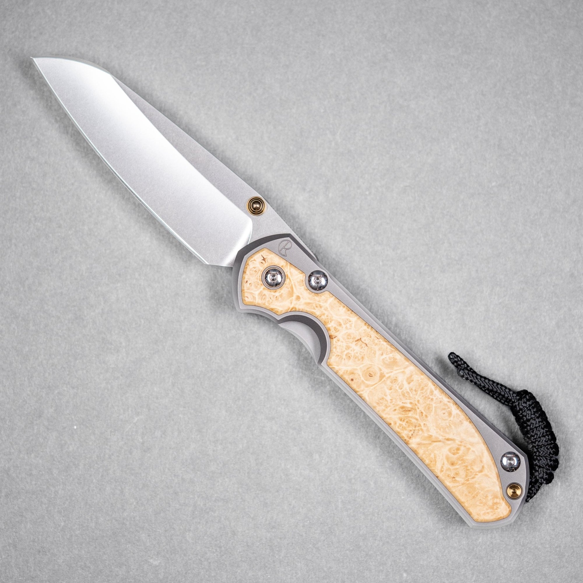 Drop Date (09/02): Chris Reeve Large Sebenza 31 - Insingo Magnacut & Glass Blasted Titanium w/ Box Elder Inlay - URBAN EDC®