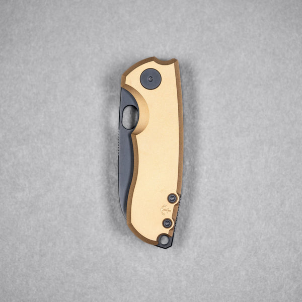 Drop Date (09/02): URBAN Jib - Blackwashed Vanax & Bead Blasted Brass Linerlock - URBAN EDC®