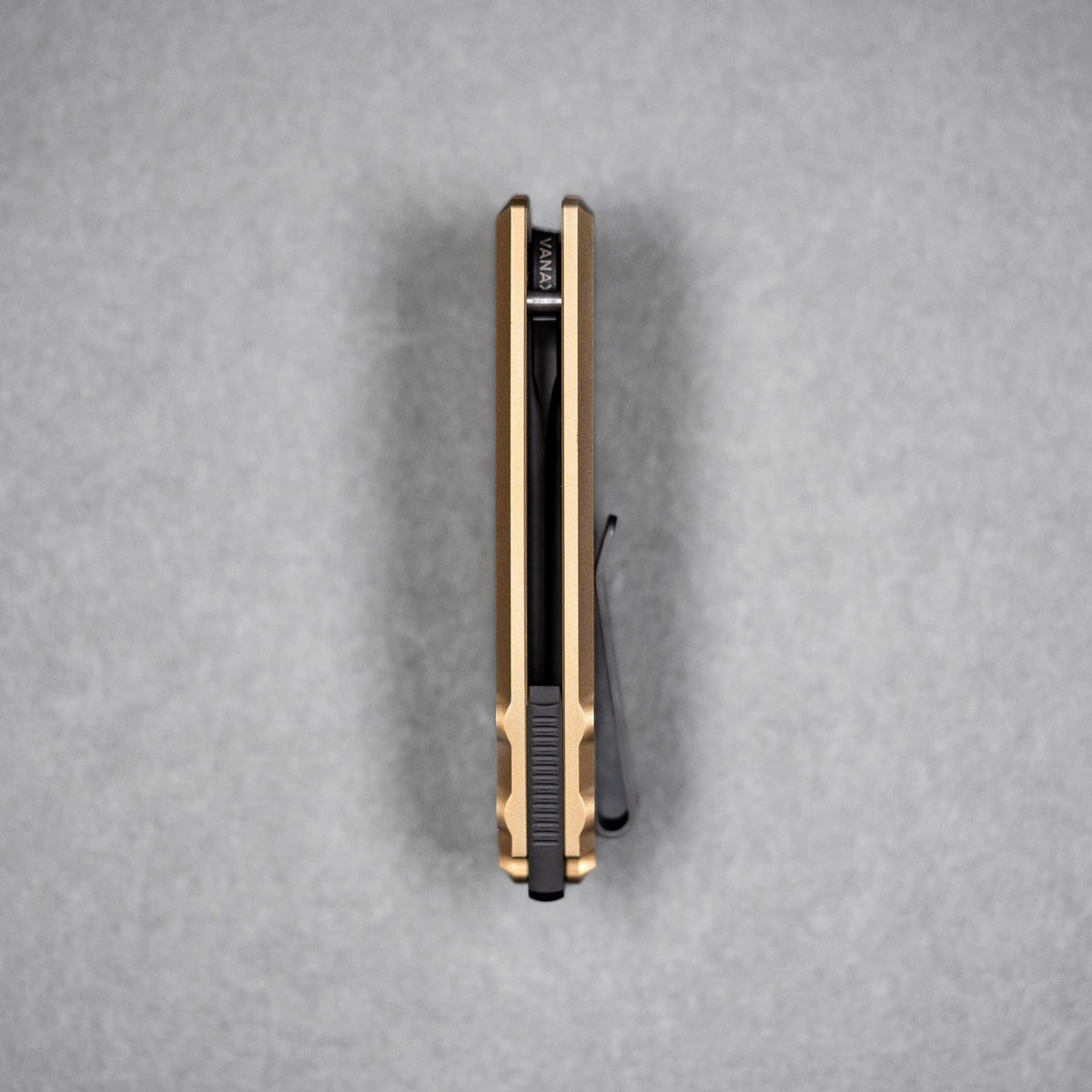 Drop Date (09/02): URBAN Jib - Blackwashed Vanax & Bead Blasted Brass Linerlock - URBAN EDC®