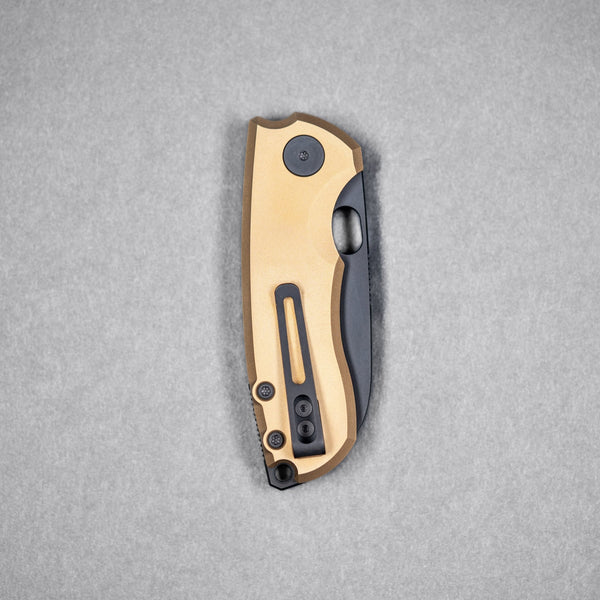 Drop Date (09/02): URBAN Jib - Blackwashed Vanax & Bead Blasted Brass Linerlock - URBAN EDC®