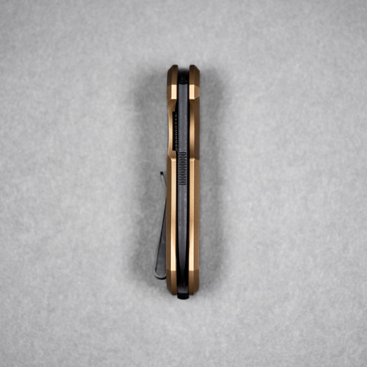 Drop Date (09/02): URBAN Jib - Blackwashed Vanax & Bead Blasted Brass Linerlock - URBAN EDC®