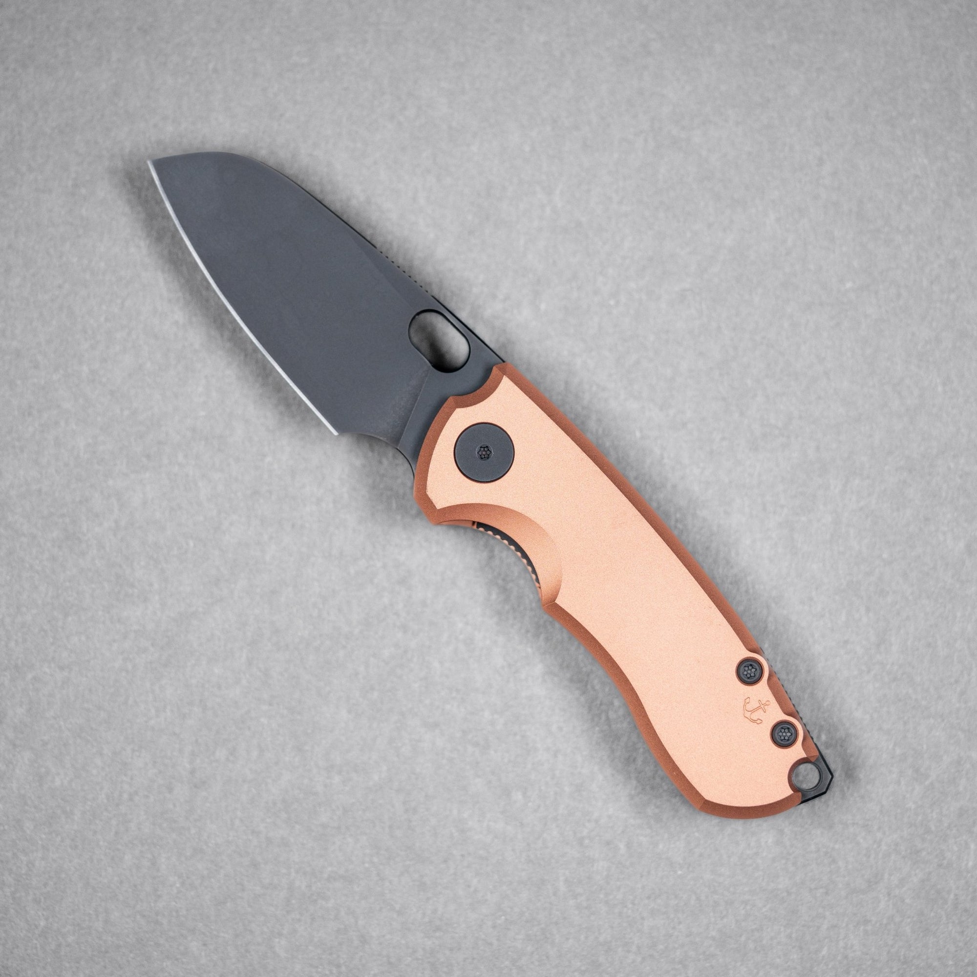 Drop Date (09/02): URBAN Jib - Blackwashed Vanax & Bead Blasted Copper Linerlock - URBAN EDC®