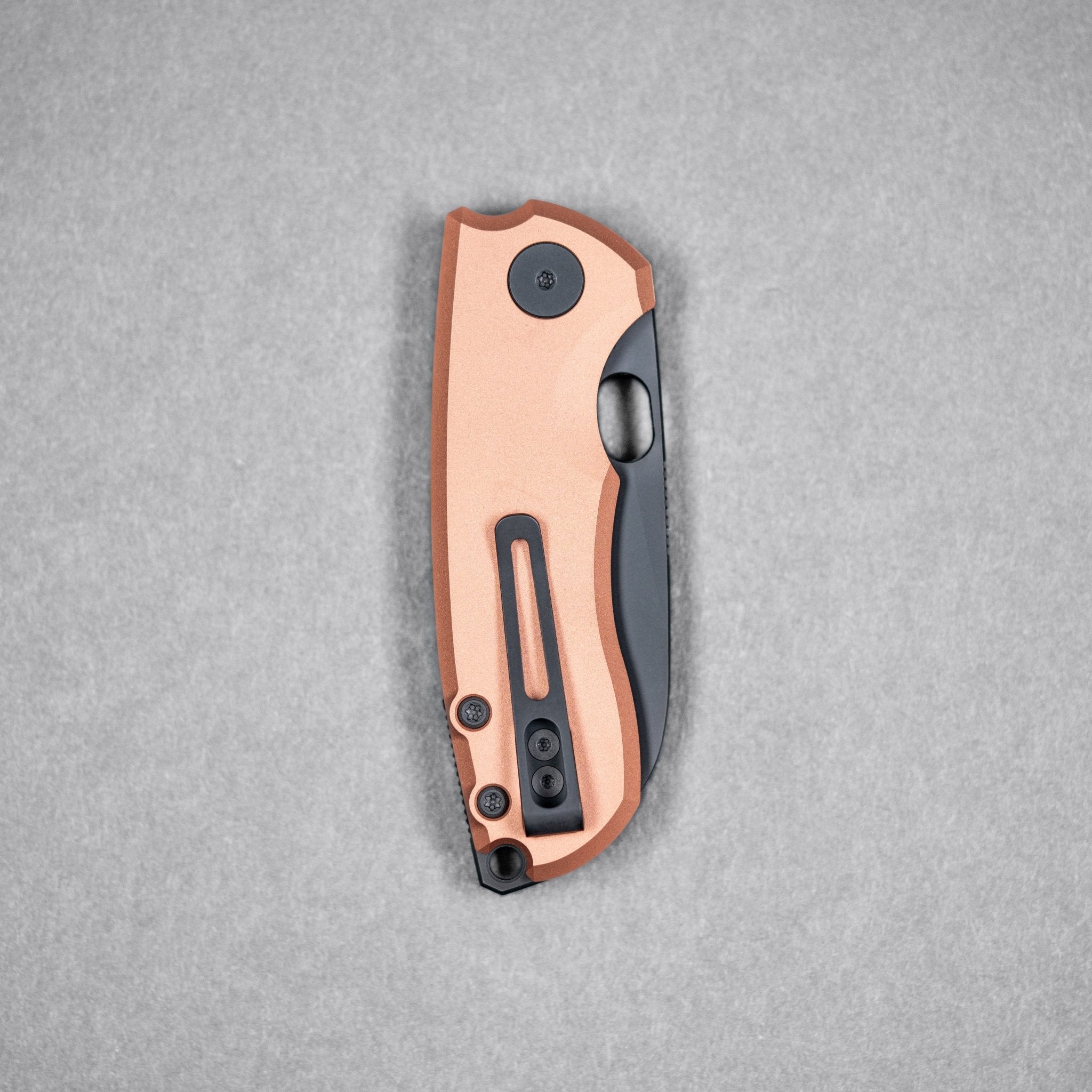 URBAN Jib - Blackwashed Vanax & Bead Blasted Copper Linerlock