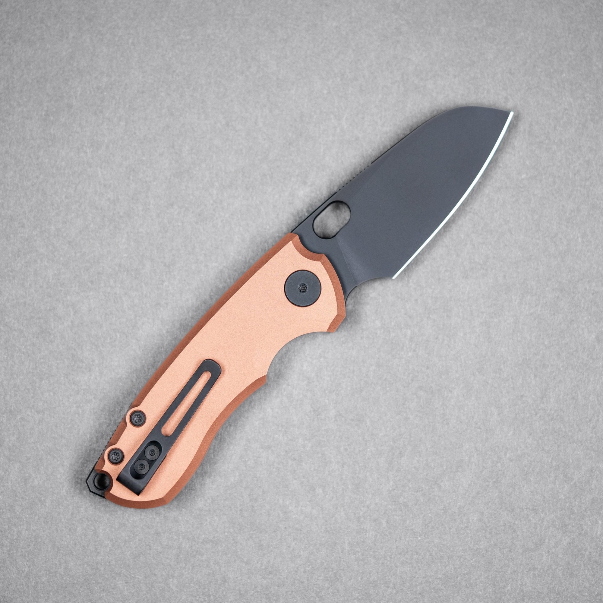 Drop Date (09/02): URBAN Jib - Blackwashed Vanax & Bead Blasted Copper Linerlock - URBAN EDC®