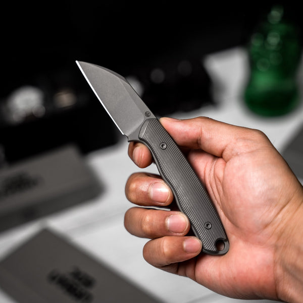 Drop Date (09/02): URBAN Lagarto - Darkwashed Magnacut & Darkwashed Titanium w/ Micro Milling - URBAN EDC®