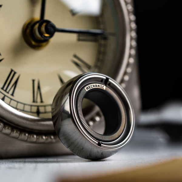 Drop Date (09/03): Lautie Mechanic - C Fidget Ring - Stainless Steel - URBAN EDC®