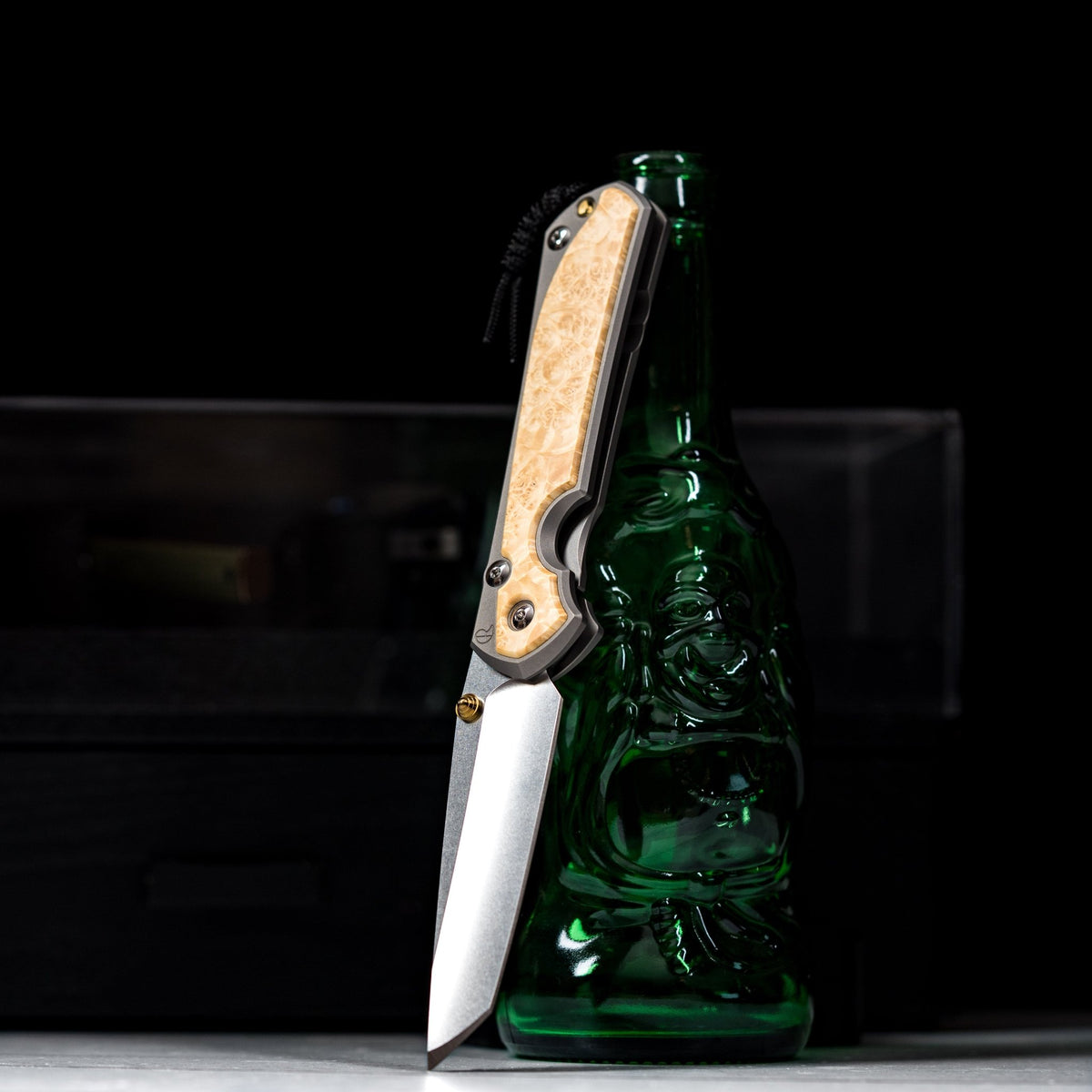 Drop Date (09/09): Chris Reeve Large Sebenza 31 - Tanto Magnacut & Glass Blasted Titanium w/ Box Elder Inlay - URBAN EDC®