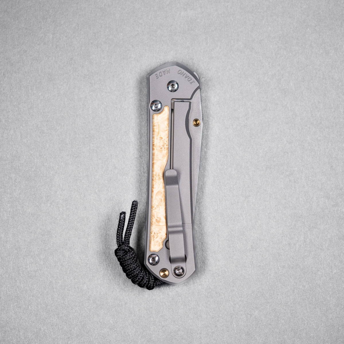 Drop Date (09/09): Chris Reeve Large Sebenza 31 - Tanto Magnacut & Glass Blasted Titanium w/ Box Elder Inlay - URBAN EDC®