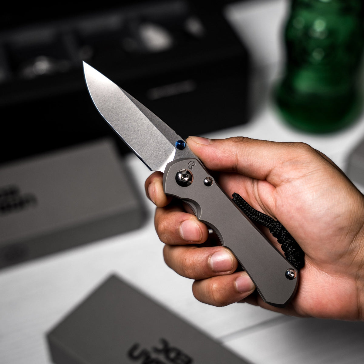 Drop Date (09/09): Chris Reeve Small Inkosi - Drop Point Magnacut & Glass Blasted Titanium - URBAN EDC®