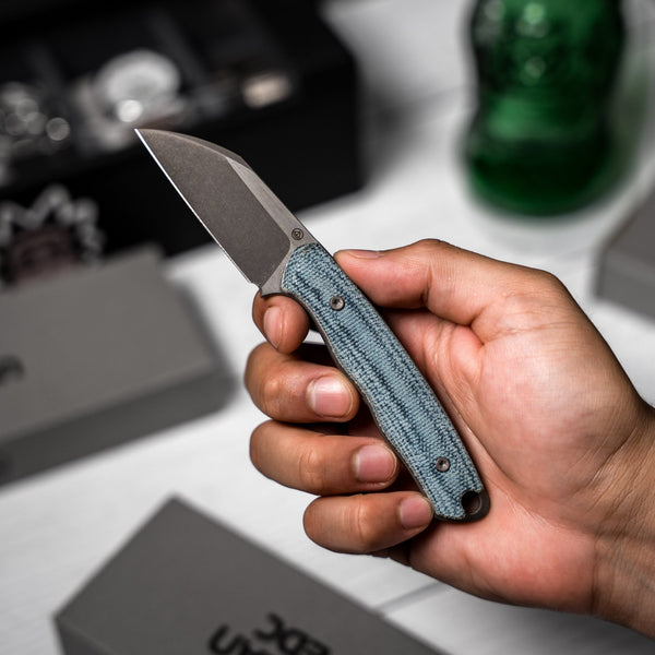 Drop Date (09/09): URBAN Lagarto - Two-Toned Magnacut & Denim Micarta - URBAN EDC®