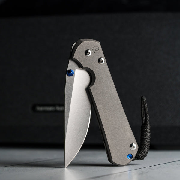 Drop Date (09/10): Chris Reeve Large Sebenza 31 Drop Point - Sandblasted Titanium - URBAN EDC®