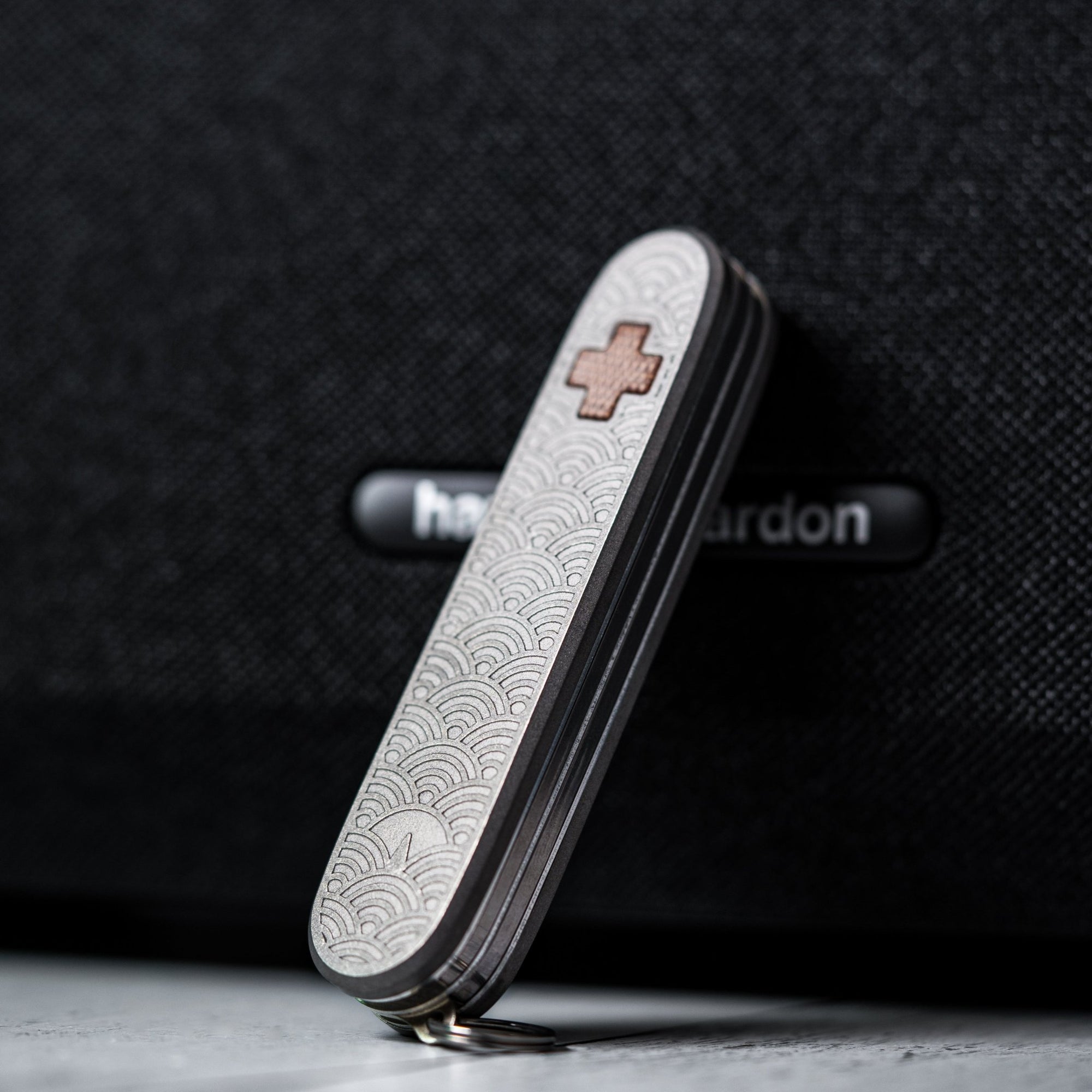 Drop Date (09/10): Daily Customs x URBAN Recruit SAK - Seigaiha Titanium w/ Natural Micarta Inlay - URBAN EDC®