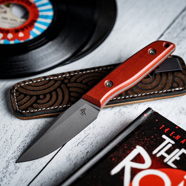 Drop Date (09/17): BP Customs x URBAN Protocol - Red Canvas Micarta (Custom) - URBAN EDC®
