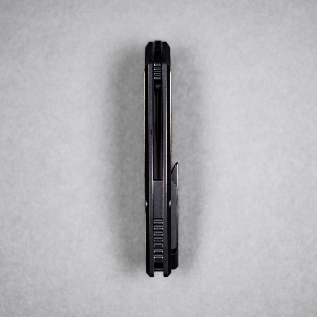 Drop Date (09/23): Griffin Co x URBAN Scout F3.5 Folder - Blackwash Magnacut & Bronze Anodized Titanium w/ Chaos Seigaiha™ - URBAN EDC®