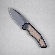 Drop Date (09/23): Griffin Co x URBAN Scout F3.5 Folder - Blackwash Magnacut & Bronze Anodized Titanium w/ Chaos Seigaiha™ - URBAN EDC®