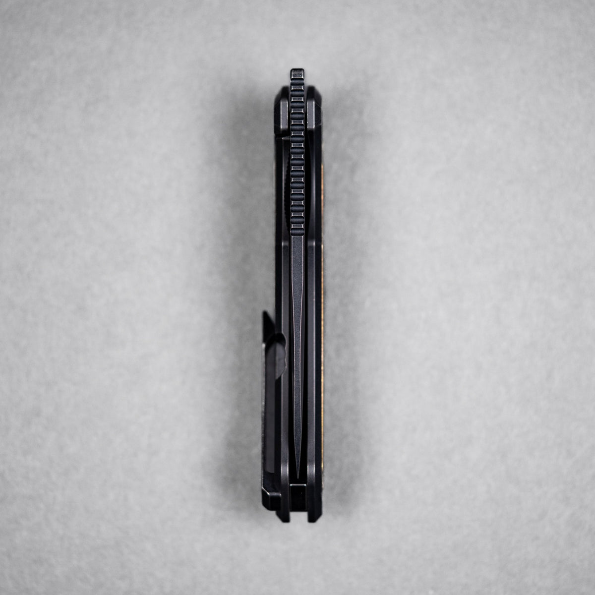 Drop Date (09/23): Griffin Co x URBAN Scout F3.5 Folder - Blackwash Magnacut & Bronze Anodized Titanium w/ Chaos Seigaiha™ - URBAN EDC®