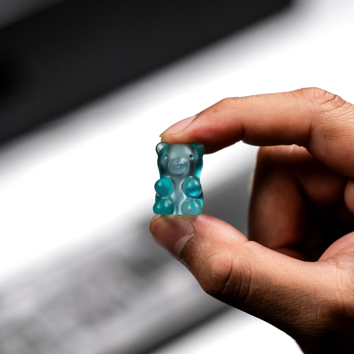 Drop Date (09/23): Gummy Bear Lanyard Bead - Blue Raspberry - URBAN EDC®