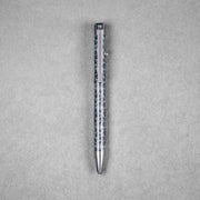 Drop Date (09/30): Magnus x URBAN Titanium ClickShift™ Pen - Matte Titanium w/ Blue Ti Chaos Seigaiha™ - URBAN EDC®