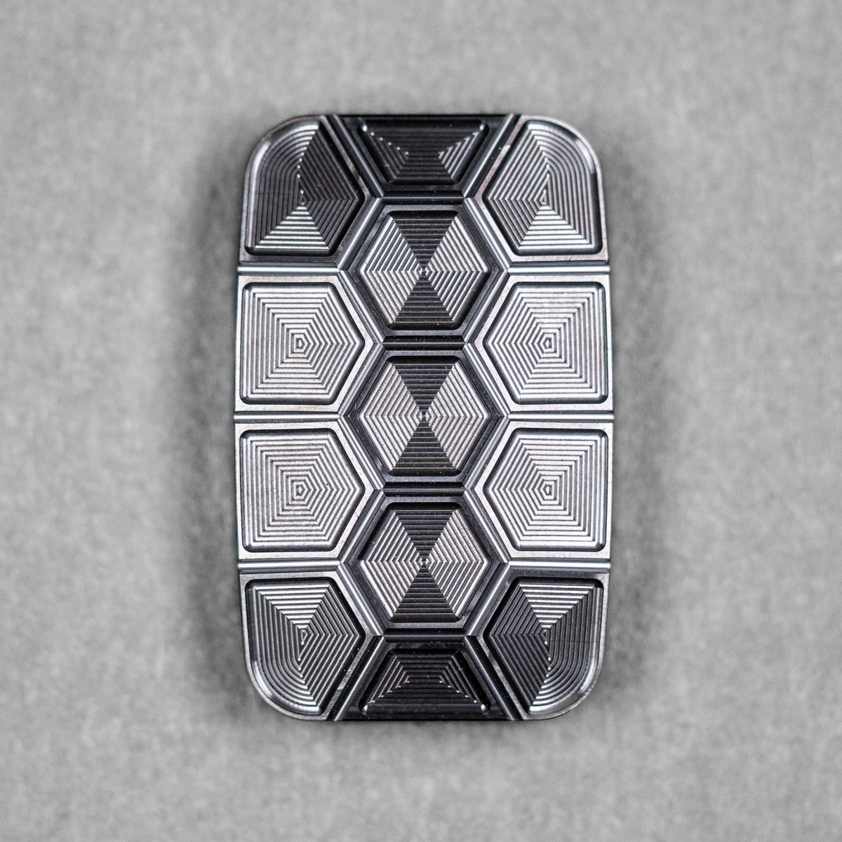 Drop Date (09/30): Magnus x URBAN Toad Inverse Turtle Fidget Slider - Blackout Zirconium & Zirc Plates w/ Chaos Seigaiha™ - URBAN EDC®