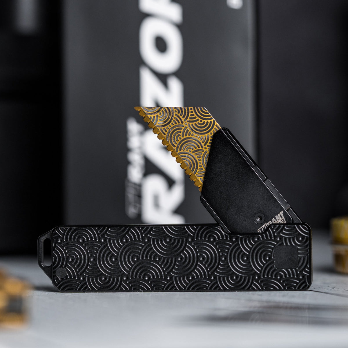 Exceed Designs x URBAN TiRant Razor V3 - Chaos Seigaiha™ – URBAN EDC®