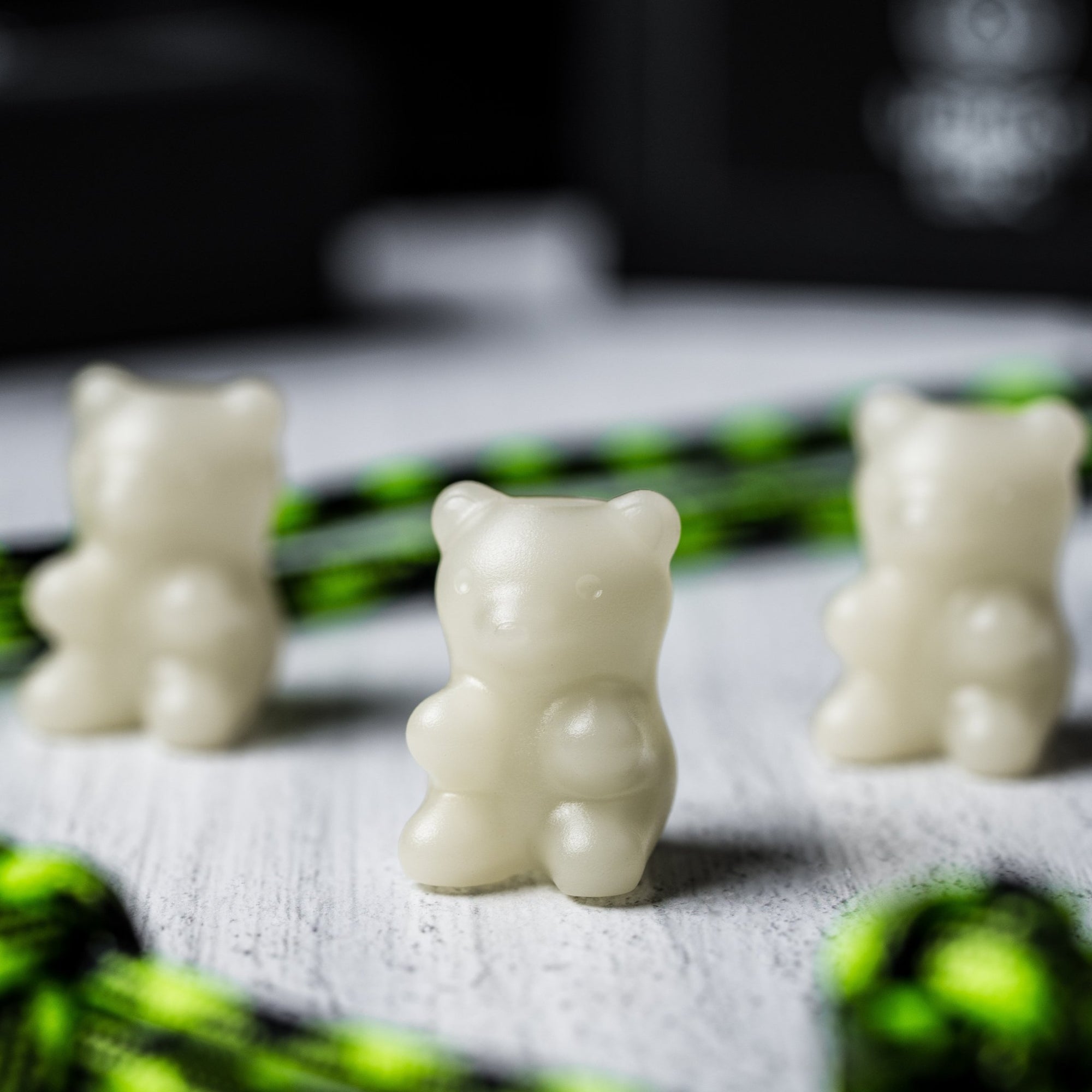 Drop Date (10/01): Gummy Bear Lanyard Bead - Moonmilk - URBAN EDC®