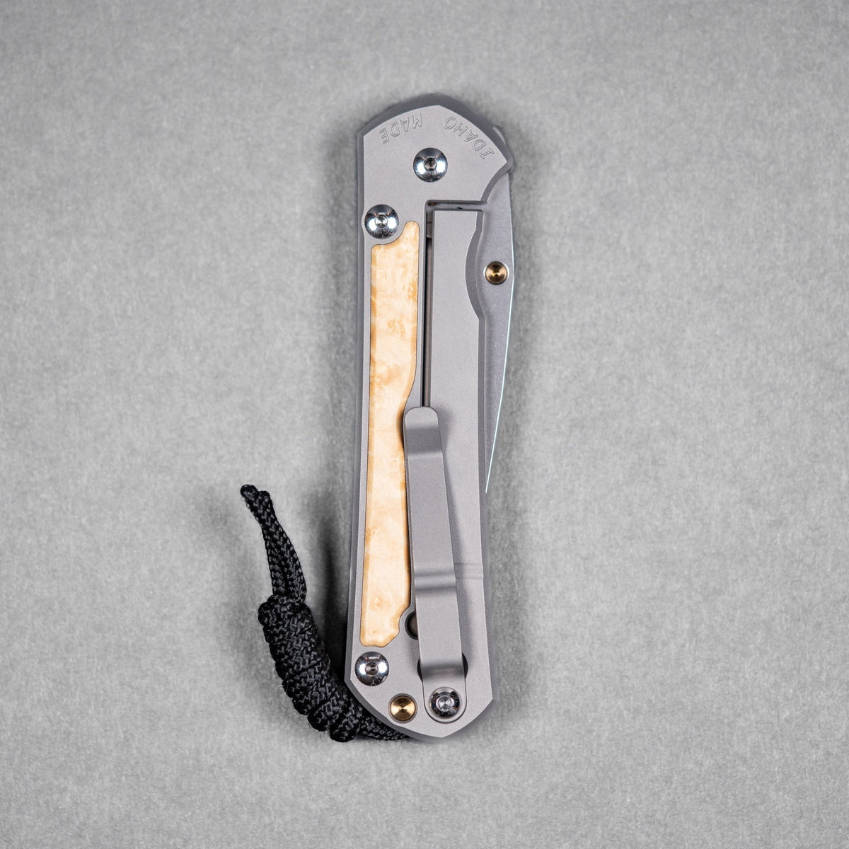 Drop Date (10/07): Chris Reeve Large Sebenza 31 - Drop Point Magnacut & Glass Blasted Titanium w/ Box Elder Inlay - URBAN EDC®