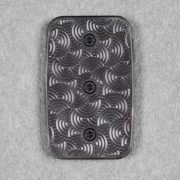 Drop Date (10/07): Magnus x URBAN Toad 'Super Dragon' Fidget Slider - Blackout Zirconium & Zirc Plates w/ Chaos Seigaiha™ - URBAN EDC®