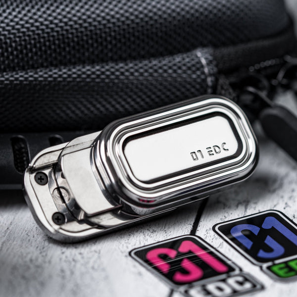 Drop Date (10/08): Zero One EDC Slider Shell No. 7 - Stainless Steel - URBAN EDC®