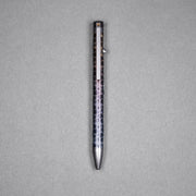 Drop Date (10/21): Magnus x URBAN Titanium ClickShift™ Pen - Matte Titanium w/ Rainbow Ti Chaos Seigaiha™ - URBAN EDC®