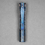 Drop Date (10/21): Reylight x URBAN Pineapple Mini Flashlight - Entropic Ti Chaos Seigaiha™ w/ Milled Ti Clip - URBAN EDC®