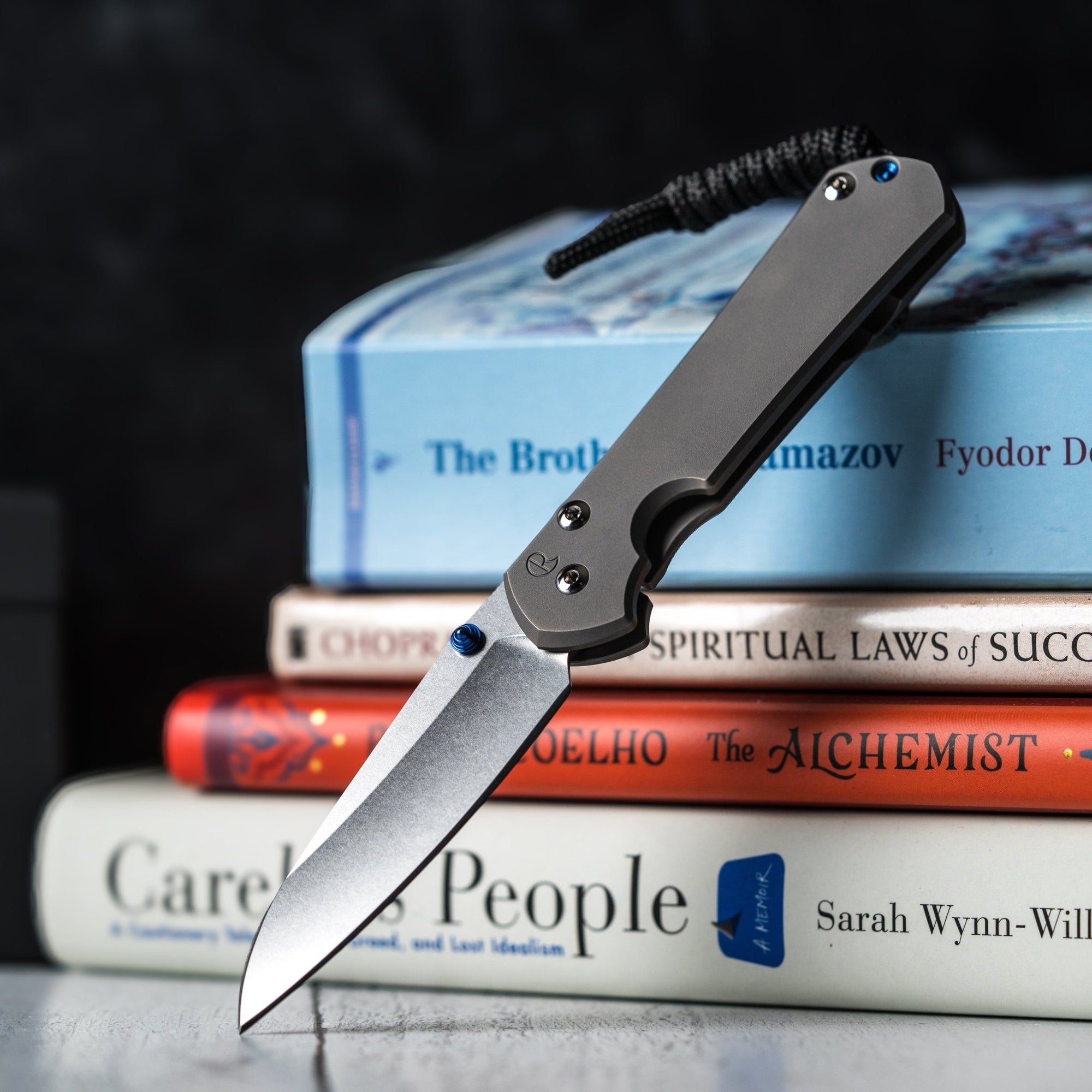 Drop Date (10/29): Chris Reeve Small Sebenza 31 - Insingo Magnacut & Glass Blasted Titanium w/ Blue Accents - URBAN EDC®