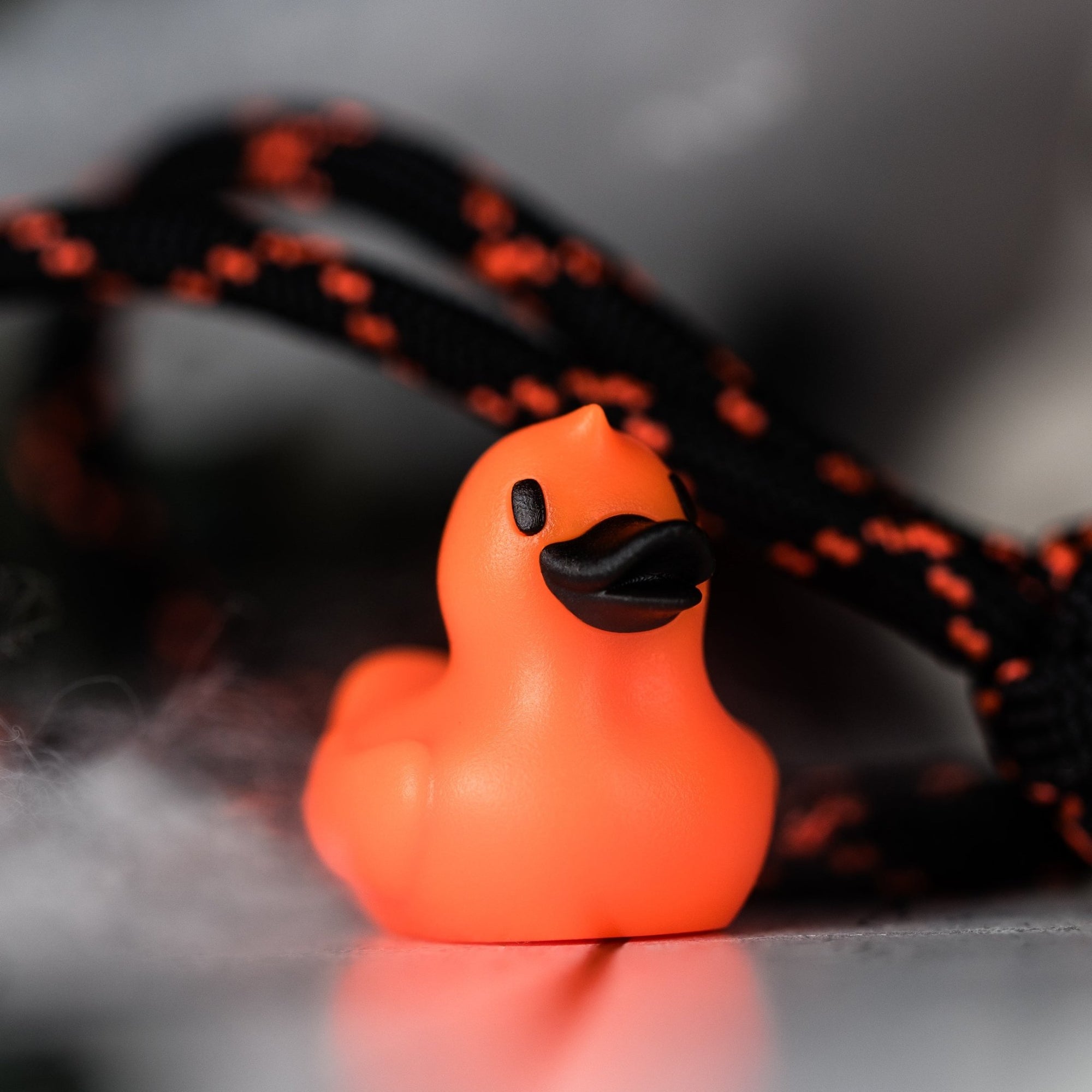 Drop Date (10/29): Lucky Duck Lanyard Bead - Pumpkin Orange - URBAN EDC®