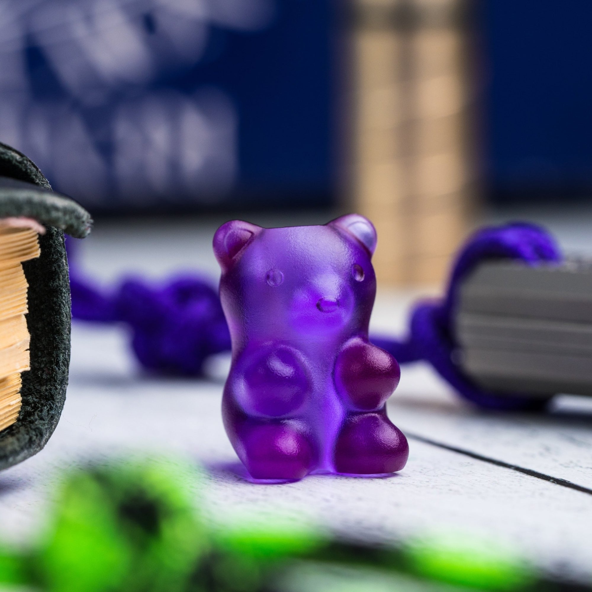 Drop Date (11/12): Gummy Bear Lanyard Bead - Grape - URBAN EDC®