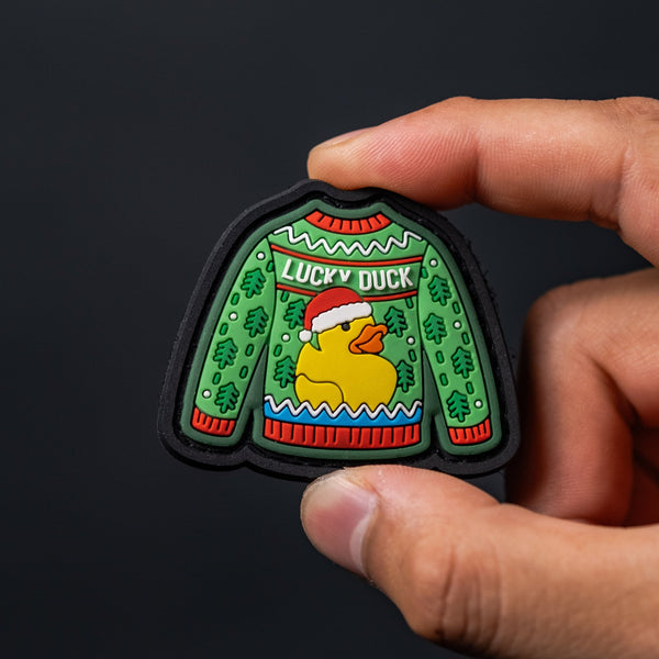 Drop Date (12/03): Lucky Duck Ugly Holiday Sweater RE Patch - URBAN EDC®