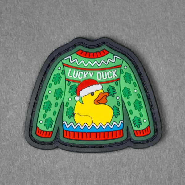 Drop Date (12/03): Lucky Duck Ugly Holiday Sweater RE Patch - URBAN EDC®
