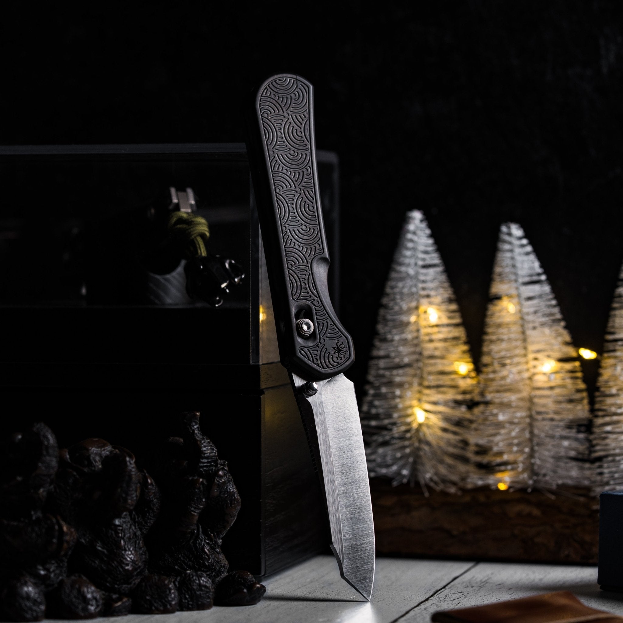 ookuwamanです Piratech® x Urban Tsunami | Mirror-Polished DLC S90V w/ DLC Titanium C