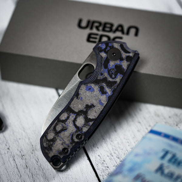 Drop Date (2026/01/07): URBAN F5.5 - Polished DLC Magnacut & Purple Flow Camo Carbon (Yamato Exclusive) - URBAN EDC®